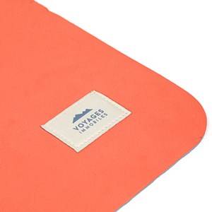 Tapis de yoga classique rouge orangé