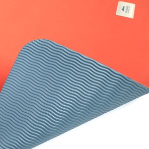 Tapis de yoga classique rouge orangé