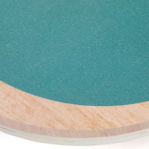 Planche d'équilibre en bois bleu