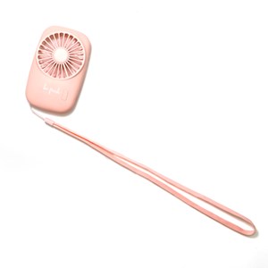 Mini ventilateur autonome rechargeable Rose