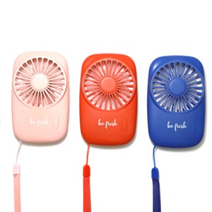 Mini ventilateur autonome rechargeable Orange