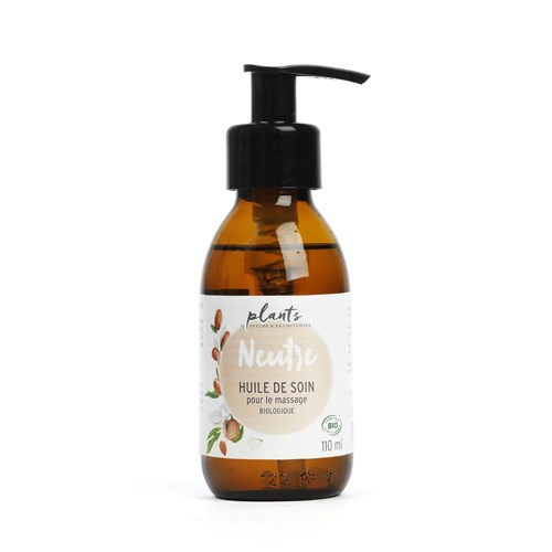 Plants - Huile de soin neutre pour massage bio
