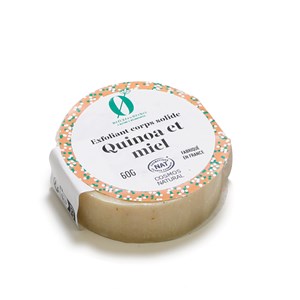 Exfoliant corps solide quinoa miel