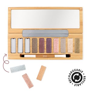 Palette ombres à paupières ultra shiny