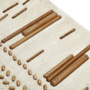 Tapis de réflexologie plantaire Ecru