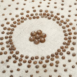 Tapis de réflexologie plantaire Ecru