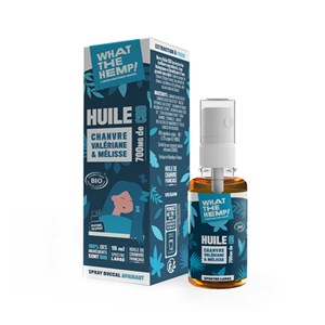 Spray buccal au CBD valériane/mélisse