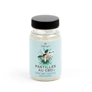 Pastilles au CBD - menthe sans sucre