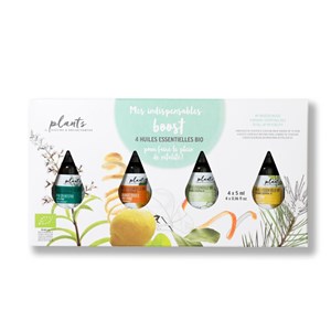 Coffret 4 huiles essentielles vitalité