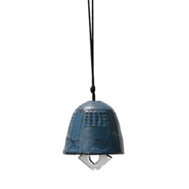 Cloche Feng Shui bleue