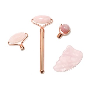 Kit premium massage visage quartz rose