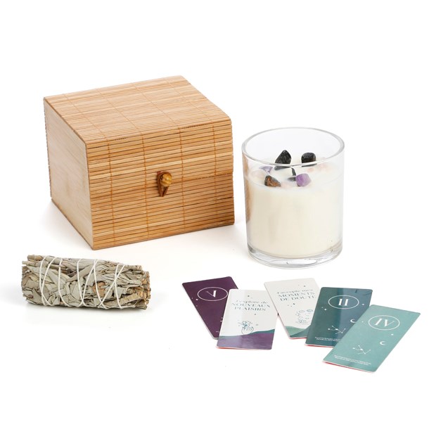 Nature & Découvertes - Coffret lithothérapie rituel pleine lune