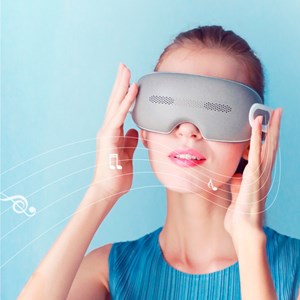 Masque de massage rechargeable yeux