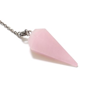 Pendule en quartz rose