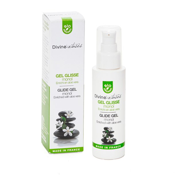 Divinextases - Gel glisse monoï bio