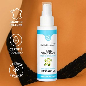 Huile de massage monoï bio