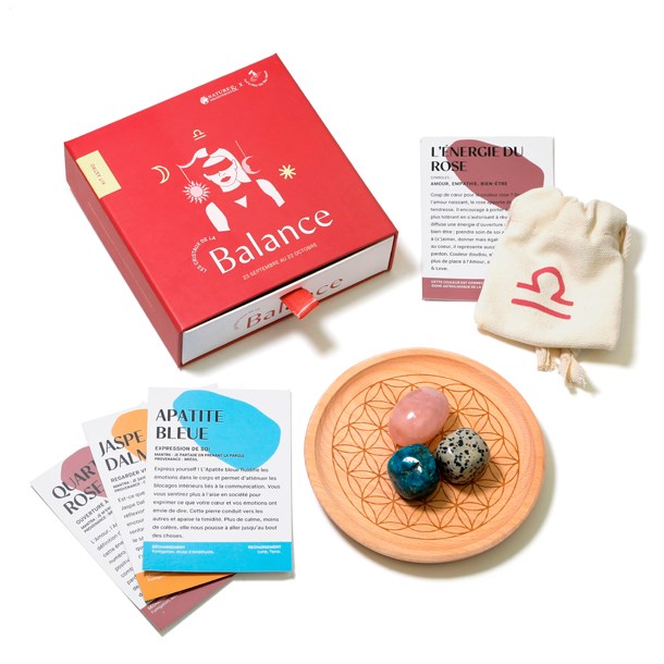 Nature & Découvertes - Coffret astro lithothérapie Balance