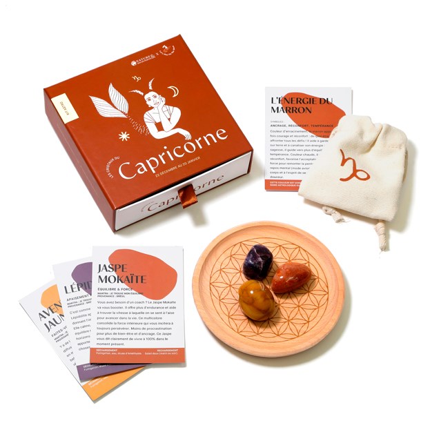 Nature & Découvertes - Coffret astro lithothérapie Capricorne