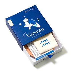 Coffret astro lithothérapie Verseau