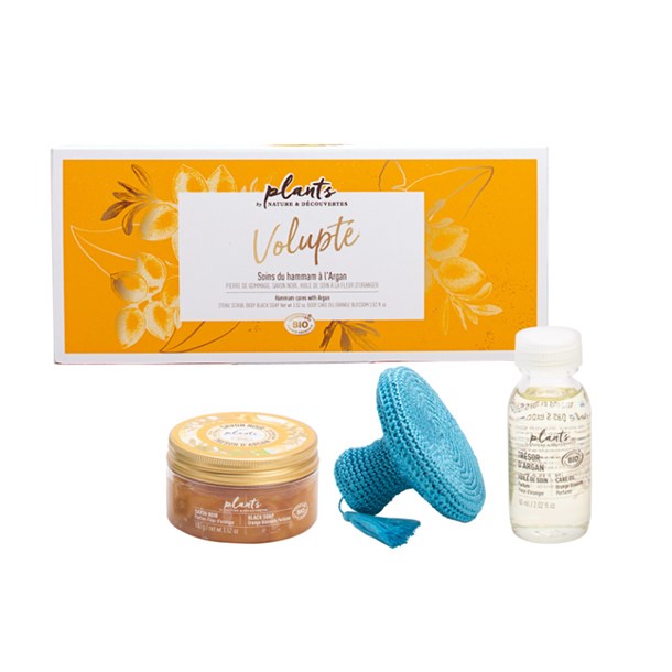 Nature & Découvertes - Coffret Volupté soin du hammam argan