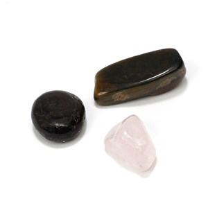 Bougie parfumée Amour pierres naturelles