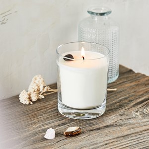 Bougie parfumée Amour pierres naturelles