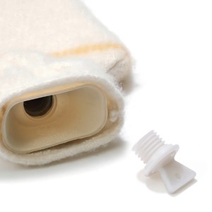 Bouillotte à eau bicolore Ecru
