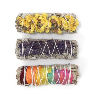 3 bâtons de sauge à brûler