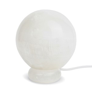 Lampe sphère sélénite