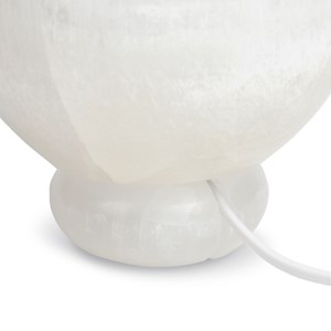 Lampe sphère sélénite