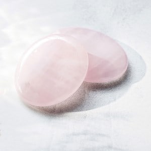 Disques rafraîchissant yeux quartz rose