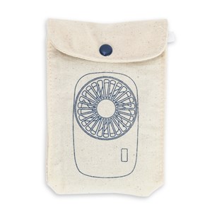 Mini ventilateur nomade rechargeable Bleu