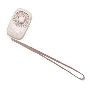 Mini ventilateur nomade rechargeable Naturel