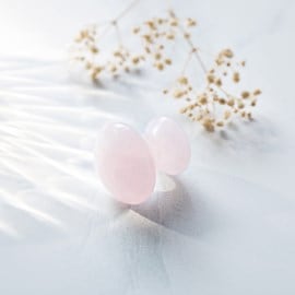 Masseur visage en quartz rose