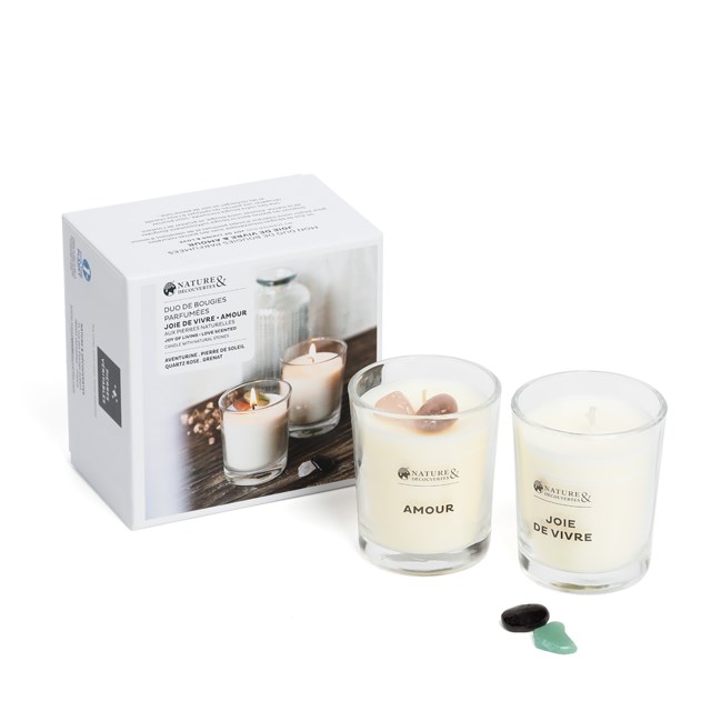 Nature & Découvertes - Duo bougies parfumées