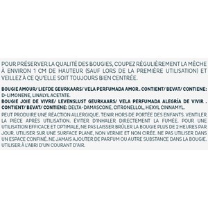 Duo bougies parfumées