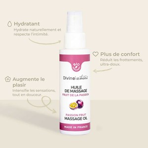 Huile de massage bio fruit de la passion