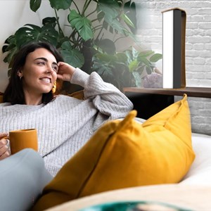 Lampe de luminothérapie Mobilly Noir