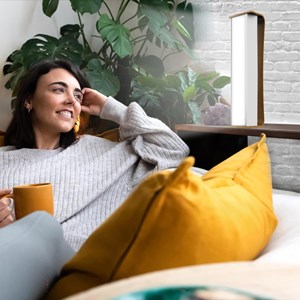 Lampe de luminothérapie Mobilly Blanc