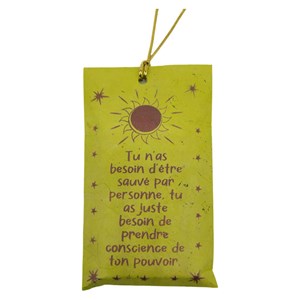 Savon pensée positive poudre de riz