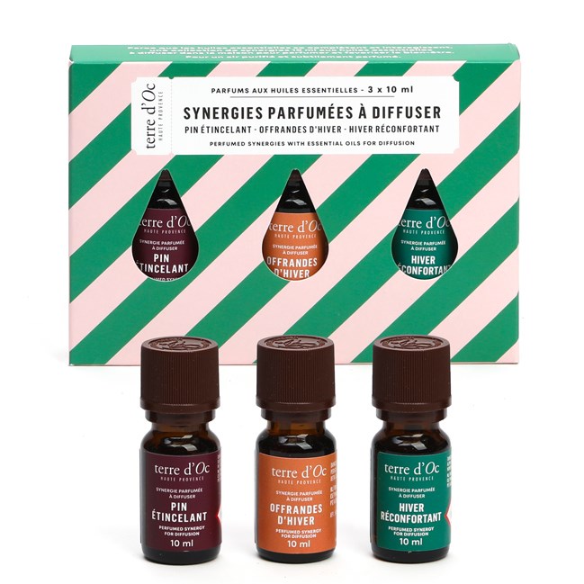 Nature & Découvertes - Coffret 3 synergies parfumées d'hiver