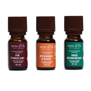 Coffret 3 synergies parfumées d'hiver