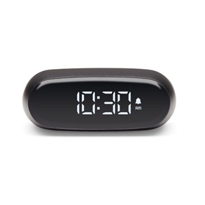 Mini réveil Lexon Minut commande tactile batterie rechargeable Gris foncé