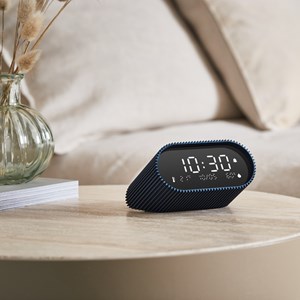 Réveil Lexon Ray Clock avec thermomètre et hygromètre Bleu foncé