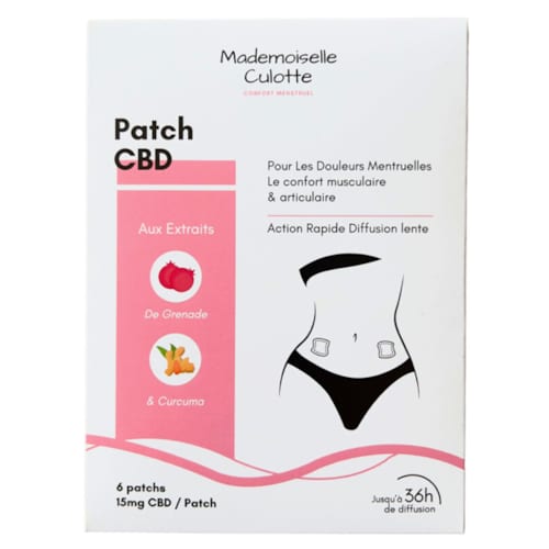 Mademoiselle Culotte - Patchs CBD douleurs menstruelles
