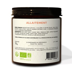 Infusion allaitement Officine Immortelle