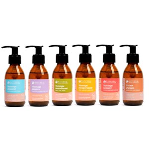 Huile de massage nourrissante