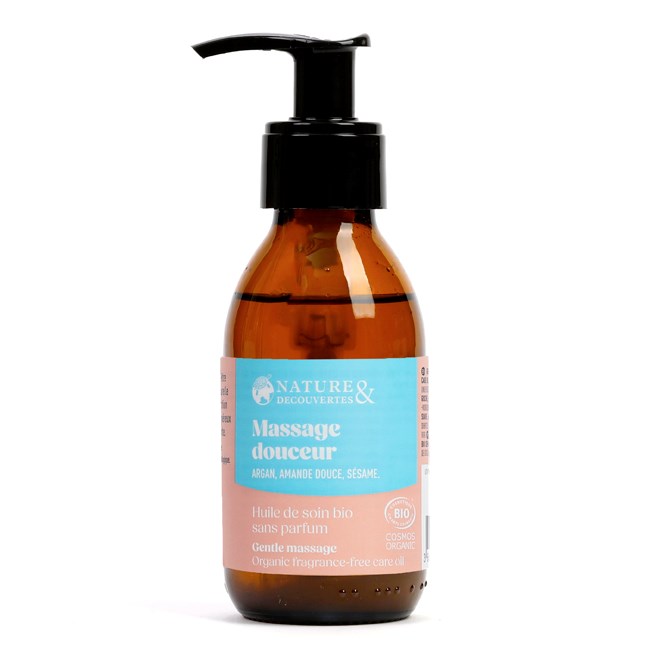 Huile de massage douceur bio