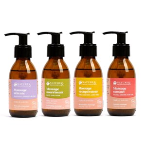 Huile de massage sensuelle