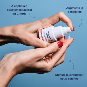 Gel plaisir féminin chaud froid Goliate